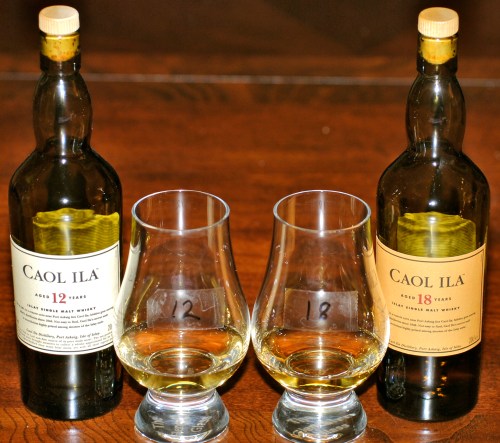 Sampling Caol Ila 12 and 18